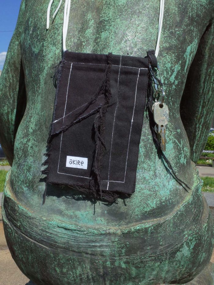 Leila Black Denim Pocket